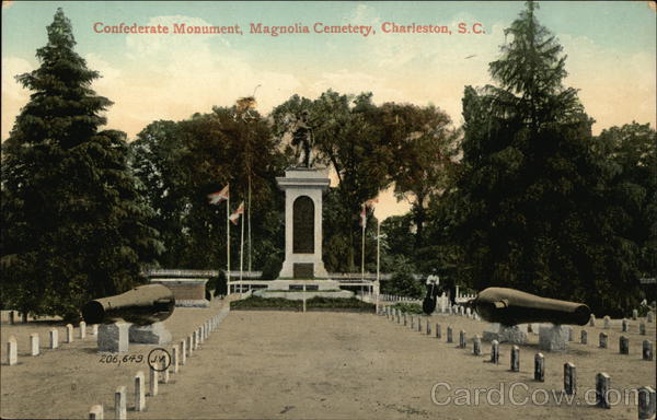 Confederate Monument, Magnolia Cemetery Charleston South Carolina
