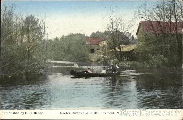 Exeter River at Sand Hill Fremont New Hampshire