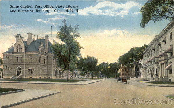 State Capitol, Post Office, State Library, and Historical Buildings Concord New Hampshire