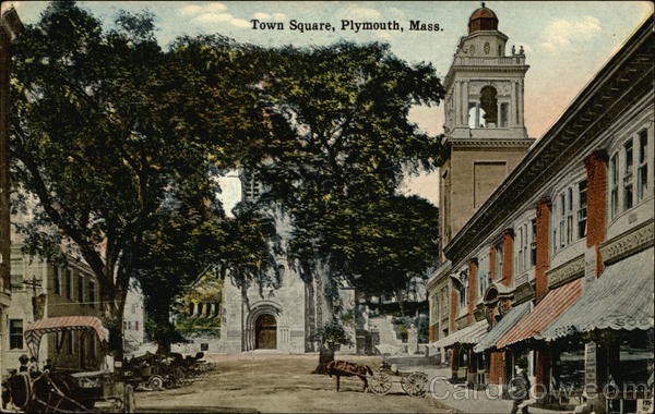 Town Square Plymouth Massachusetts