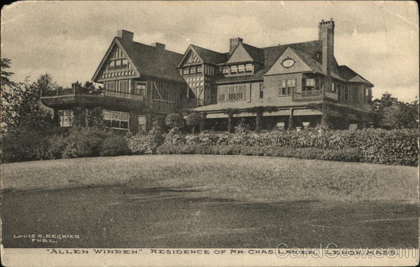 Allen Winden Residence of Mr. Chas. Lanier Lenox Massachusetts