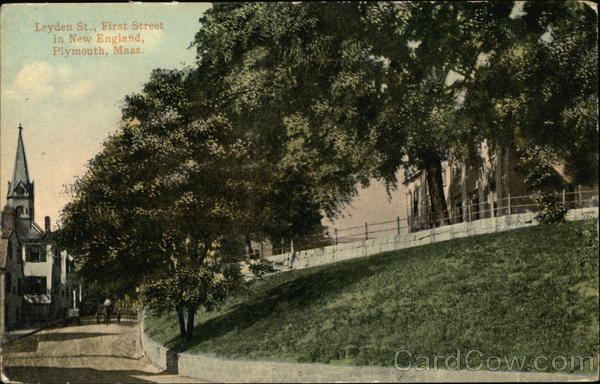 Leyden Street Plymouth Massachusetts