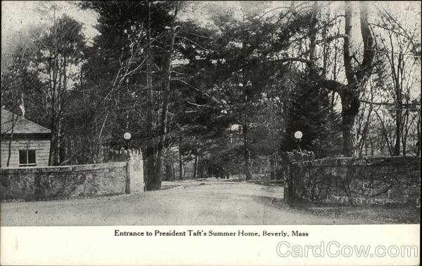 Entrance to President Taft's Summer Home, Beverly, Mass. Massachusetts