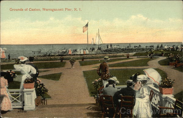 Grounds of Casino Narragansett Pier Rhode Island