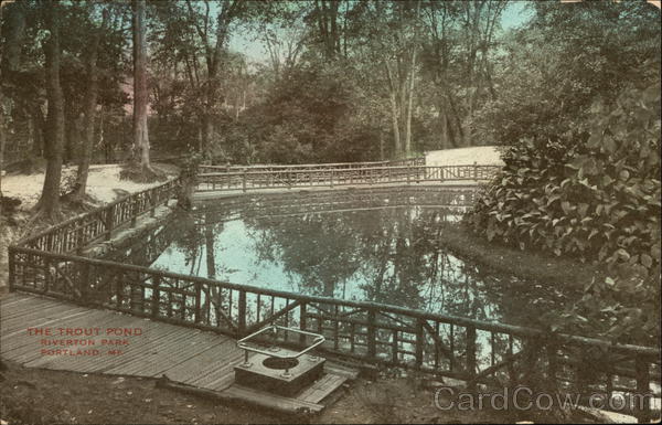 The Trout Pond at Riverton Park Portland Maine