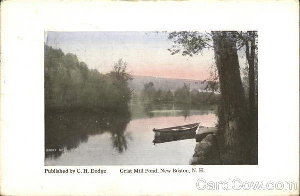 Grist Mill Pond New Boston New Hampshire