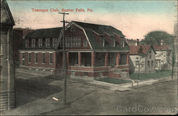 Tamaqua Club Beaver Falls Pennsylvania