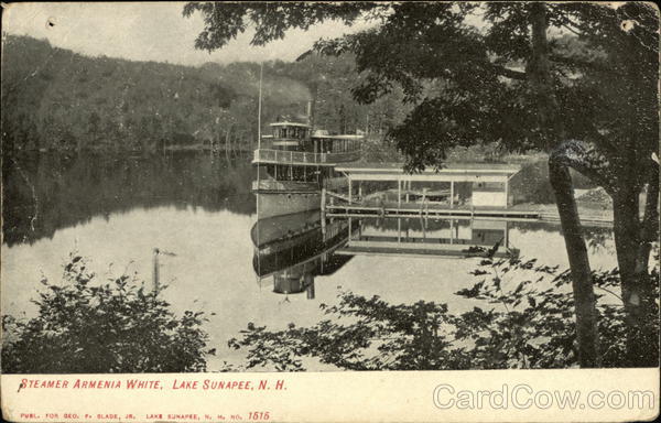 Steamer Armenia White Lake Sunapee New Hampshire