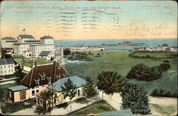 Bird's Eye View of Town Old Orchard Beach Maine