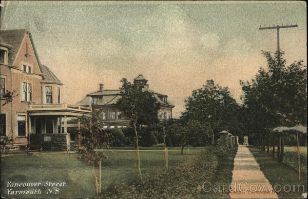 Vancouver Street Yarmouth NS Canada Nova Scotia