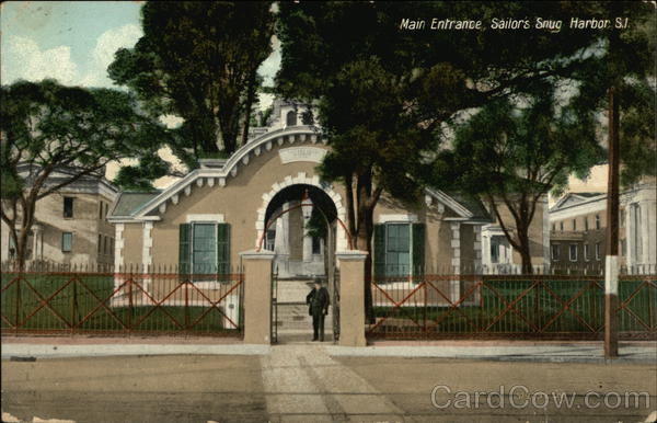 Main Entrance, Sailors' Snug Harbor Staten Island New York