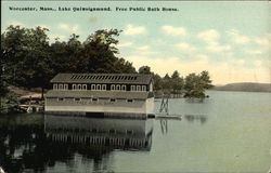 Lake Quinsigamond, Free Public Bath House Lake Quinsigamond, Free Public Bath House