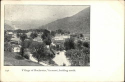 A View of the Village, Looking South Postcard