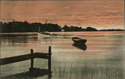 Scene on Pine Lake Postcard