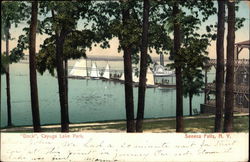 "Dock", Cayuga Lake Park Postcard