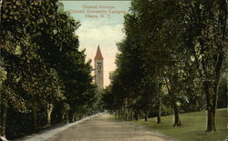 Central Avenue, Cornell College and Campus Postcard