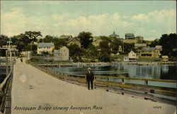 Annisquam Bridge and Town Massachusetts Postcard Postcard Postcard