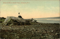 Along the Shore, Seaside Park Jamestown, RI Postcard Postcard Postcard