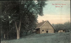 The Old Log House Postcard