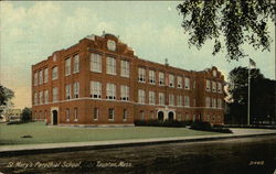 St. Mary's Parochial School Taunton, MA Postcard Postcard Postcard