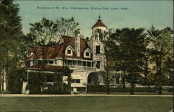 Erskine Park - Residence of Mr. George Westinghouse Lenox, MA Postcard Postcard Postcard