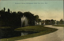 Erskine Park, Residence of George Westinghouse Lenox, MA Postcard Postcard Postcard