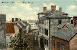 Front Street Marblehead, MA Postcard Postcard Postcard