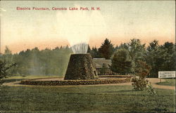 Electric Fountain, Canobie Lake Park Postcard
