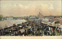 Midway, North of Grand Stand, Brockton Fair Massachusetts Postcard Postcard Postcard