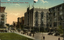 Boylston Street, Corner of Berkely Street Postcard
