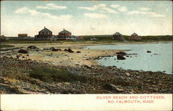 Silver Beach and Cottages North Falmouth, MA Postcard Postcard Postcard