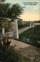 Lower Suspension Bridge Postcard