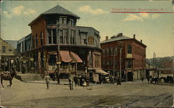 Depot Square Woonsocket, RI Postcard Postcard Postcard