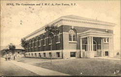 Gymnasium and Y.M.C.A., Fort Totten Postcard