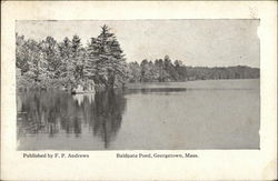 Baldpate Pond Georgetown, MA Postcard Postcard Postcard