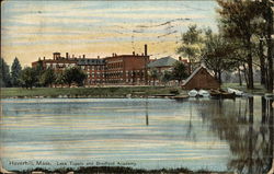 Lake Tupelo and Bradford Academy Postcard