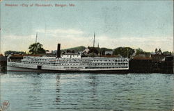 Steamer "City of Rockland" Bangor, ME Postcard Postcard Postcard