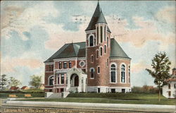 The Gale Memorial Library Postcard