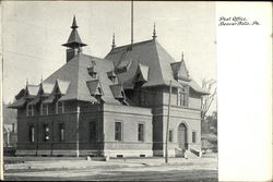 Post Office Beaver Falls, PA Postcard Postcard Postcard