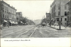 Seventh Avenue South of Thirteenth Street Beaver Falls, PA Postcard Postcard Postcard