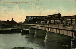 Charlestown Bridge Boston, MA Postcard Postcard Postcard