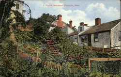 A Pilgrim Meerstead Plymouth, MA Postcard Postcard Postcard