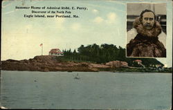 Summer Home of Admiral Robert E. Peary, Discoverer of North Pole Postcard