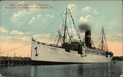 Steamship "Venezia," Fabre Line, alongside New State Pier Steamship "Venezia," Fabre Line, alongside New State Pier