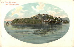 Fort Alcatraz, San Francisco Bay Postcard