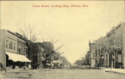 Court Street, Looking East Postcard