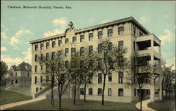 Clarkson Memorial Hospital Omaha, NE Postcard Postcard Postcard