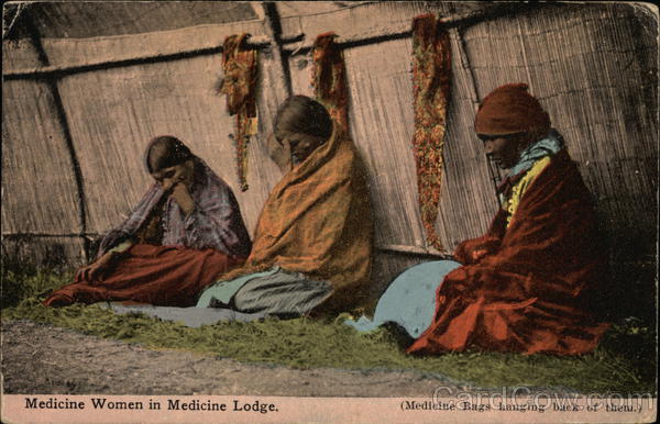 Medicine Women in Medicine Lodge Native Americana