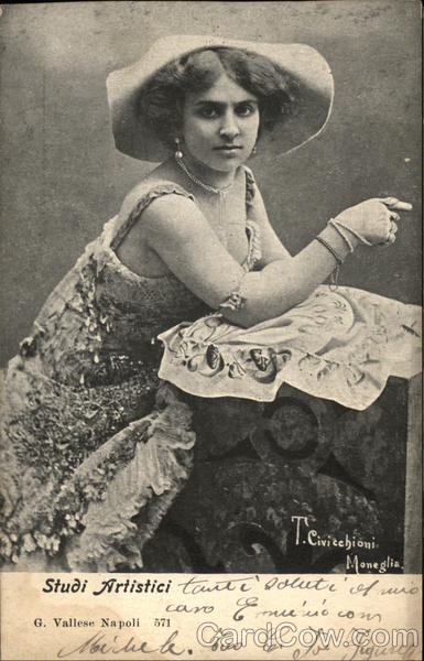 Artist's Study of Woman in Hat Civicchioni Women