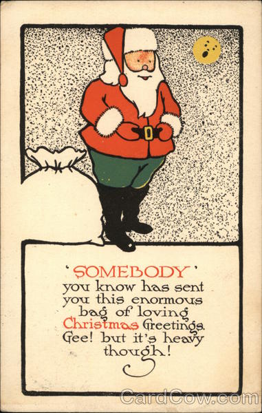 Christmas Greeting Santa Claus